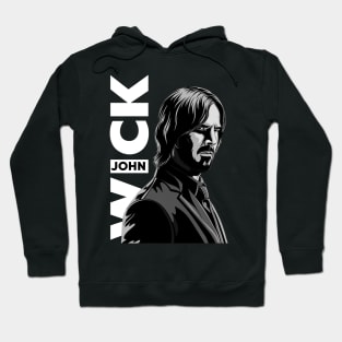 focus and John Wick Hoodie